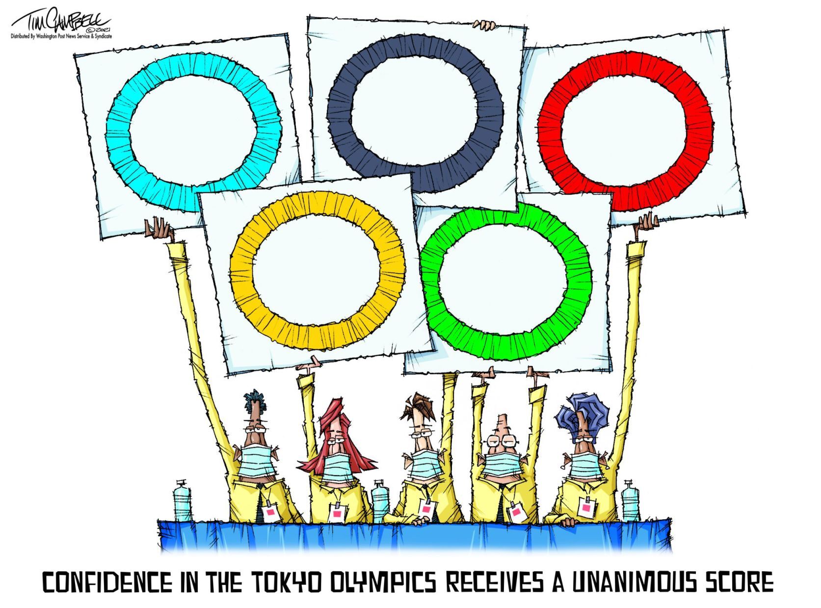 Tim Campbell cartoon